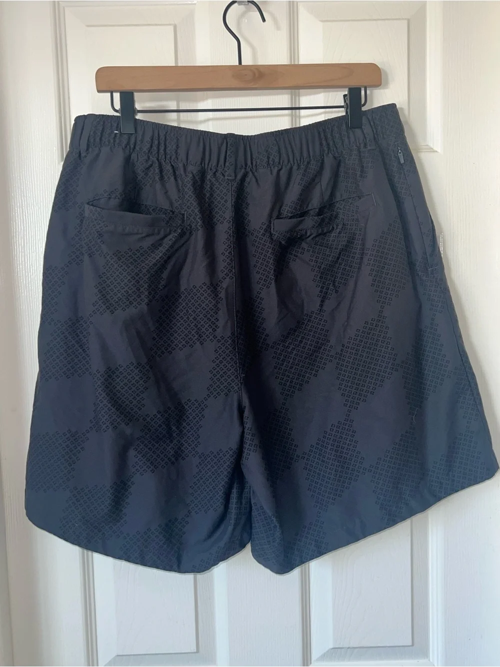 Nike Air Jordan Dri-Fit Golf Shorts Diamond Print Black Size XL
